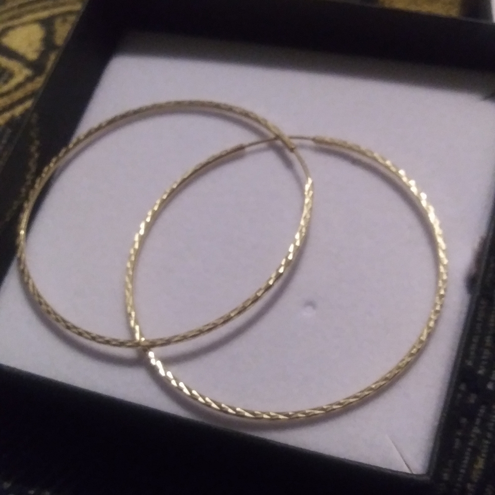 14k Gold Hoop Earrings